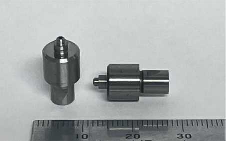 フタワ精密製作所の超精密加工による超硬部品